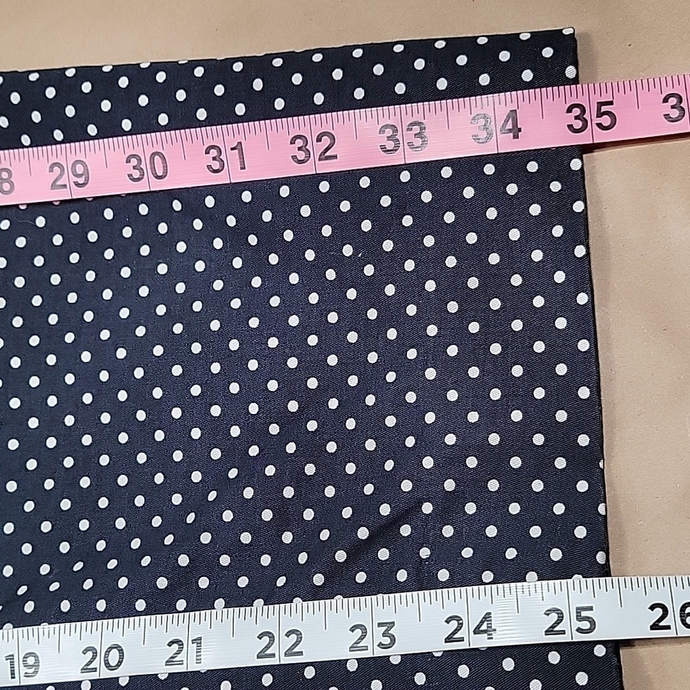 Ann Taylor Size 12 Navy Blue with White Polkadot Cambridge Crop Pants, NWOT - Picture 10 of 10